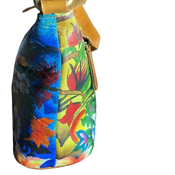 Artistic Expressions by Sharif 1827 Unique “Tropical” hand painted Bag Purse - Picture 5 of 9